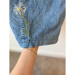 Driftwood Free People  Parker High Rise Barrel Love Notes Embroidery Jeans Sz 32 Photo 7