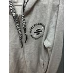 Harley Davidson Alamo City San Antonio Texas Full Zip Up‎ Hoodie Sweatshirt Gray Size M Photo 1