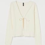 H&M Tie Front Long Sleeve Top Photo 0