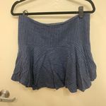 Banana Republic Fit And Flare Navy Striped Skirt Photo 2