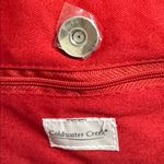 Coldwater Creek  Pink and Tan Woven Tote Photo 1