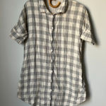 White Crow Plaid Cotton Dress Women's Medium Photo 0