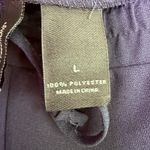 NWT New Directions Wide Leg Dressy Palazzo Pants L Navy Holiday Party Evening Blue Size L Photo 2