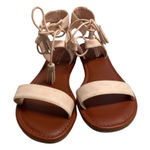 PacSun Women’s Fringe Flats Size 8M Pink Photo 0