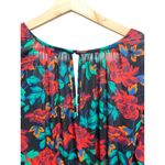 Torrid Floral Chiffon Long Duster Green Size 1X Bohemian Coastal Festival Hippie Photo 9