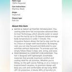 NEW Mission 2 hour Cooling Bucket Hat UPF 50 Unisex Sea Palm Foldable Wide Brim Photo 11