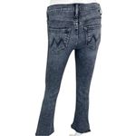 MOTHER Denim MOTHER Black Cropped The Insider Crop Step Fray Jeans Size 24 Photo 2