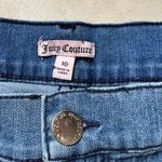 Juicy Couture Ripped Jean Shorts Glitter Detail Size 10 Photo 6