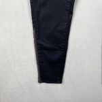 Articles of Society Beaded Fringe Coated Black Ankle Skinny Jeans - 29 Photo 5