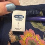 Old Navy  Dark Blue Floral Blouse Photo 1