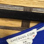 Chic Soul  Blue And‎ White Stripe Jumpsuit Size 3X Photo 6