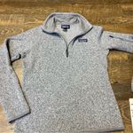 Patagonia Better Sweater Fleece 1/4 Zip Pullover Women's Small Gray Photo 4