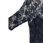 Rickie Freeman Teri Jon 12 lace dress sequin beaded navy semi Photo 2