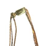 Gold Avon Triple Chain Bracelet Necklace Set Halo Vintage 70s 80s Jewelry Pendant Photo 10