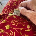 Shazein Intimate vintage women’s red/gold/floral caftan moo moo house dress OSFA Red Size undefined Photo 7