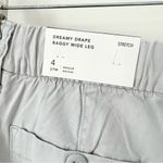 American Eagle Outfitters Gray Dreamy Drape Wide Leg Cargo Pants 4 Photo 4