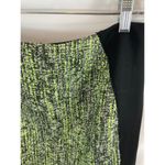 Elie Tahari  Tweed Pencil Skirt Green Black Size 4 Photo 1