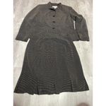 Jones New York Vintage 2-Piece Skirt Suit Brown Blazer Size 14 Women C-0087 Photo 3