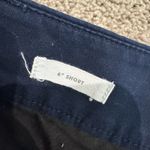 Loft Outlet Women's Blue Chino Shorts Size 4 6-inch Inseam Mid Rise Cotton Blend Photo 3