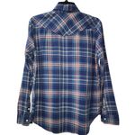 American Eagle  Outfitters Plaid Western Shirt‎ Long Sleeve Button Up Size S Photo 1