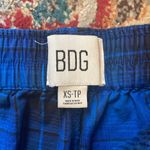 BDG Black and Blue Mae Flannel Pant Size XS Photo 8