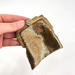 Whiting & Davis Vintage Purse Antique Rhinestone Jeweled Gold Mesh Purse Handbag Photo 1