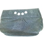 Seril Leather Knockout Clutch Unique Design Evening Bag Blue Photo 0