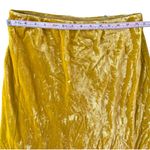 Maeve  velour mustard skirt size small Photo 7