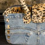Hand & Heart Levi’s Denin Jeans Cheetah Print Bag Vintage Blue Photo 8