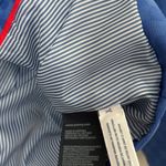 Tommy Hilfiger  Women's Size 12 Blue Jacquard Two-Button Blazer Classic Structure Photo 2