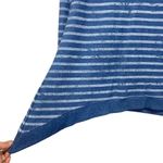 Silverwear Women's Blue Striped Long Sleeve Sweater Size M Tunic Scoop Neck Size M Photo 3