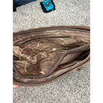 Montana West Women's Brown Checkered Tote Bag Chain Handle Handbag Photo 8