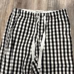 Serena & Lily  Gingham Check Cropped Cotton Pajama Pants Medium Photo 1