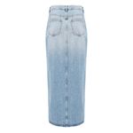 Derek Lam π 10 CROSBY Lu High Rise Denim Maxi Skirt Sutton Vintage Blue 28 NWT Photo 10