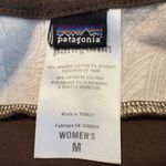 Patagonia  Eshie Organic Cotton Dress Women’s Size Medium Brown Trim V Neck Photo 3