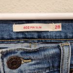 Levi's Strauss & Co. 602 Pin Slim Straight Leg Jeans Light Blue Size 28 Photo 4