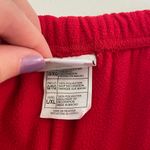 Disney NWOT  Store women’s red snowflake embroidered‎ drawstring pajama bottoms Photo 6