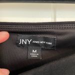 Jones New York NWOT women’s solid black cotton wide waistband crop leggings M Photo 4