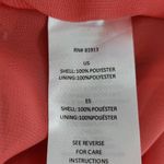 C&E Coral Pink Floral Mini Dress Size Medium Floral Blouson Dress Wedding Guest Photo 9