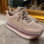 ZARA Basic Platform Pink Sneakers Photo 1