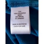 Fortune + Ivy  Blue Button-Front Short Sleeve Blouse – Size L NWT Photo 5