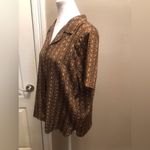 Liz Baker Vintage  Essentials Button Up Blouse Size Medium Photo 2