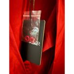 ESCALIER Women's Red Satin Bow Blouse Long Sleeve Shirt Top Size L Size L Photo 2