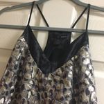 AQUA  gold black shimmer dressy tank top Photo 1