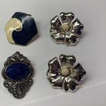 Lot Of 3 Large Costume Earrings Vintage Photo 8