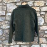 PINK - Victoria's Secret Pink! Victoria Secret green faux Sherpa quarter zip pullover sweater size small Photo 5