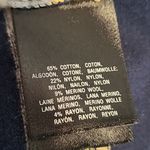 Anthropologie  MOTH LUCA KNIT WOOL BLEND NAVY STRIPED LONG SLEEVE DRESS MEDIUM Photo 15