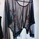 Hippie Laundry Beautiful embroidered mesh blouse  Photo 3