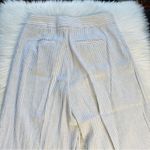 Banana Republic  Black and White Striped Wide Leg Linen Pants Photo 4