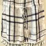 Blue Island  Black and White Plaid Mini Dress Photo 3
